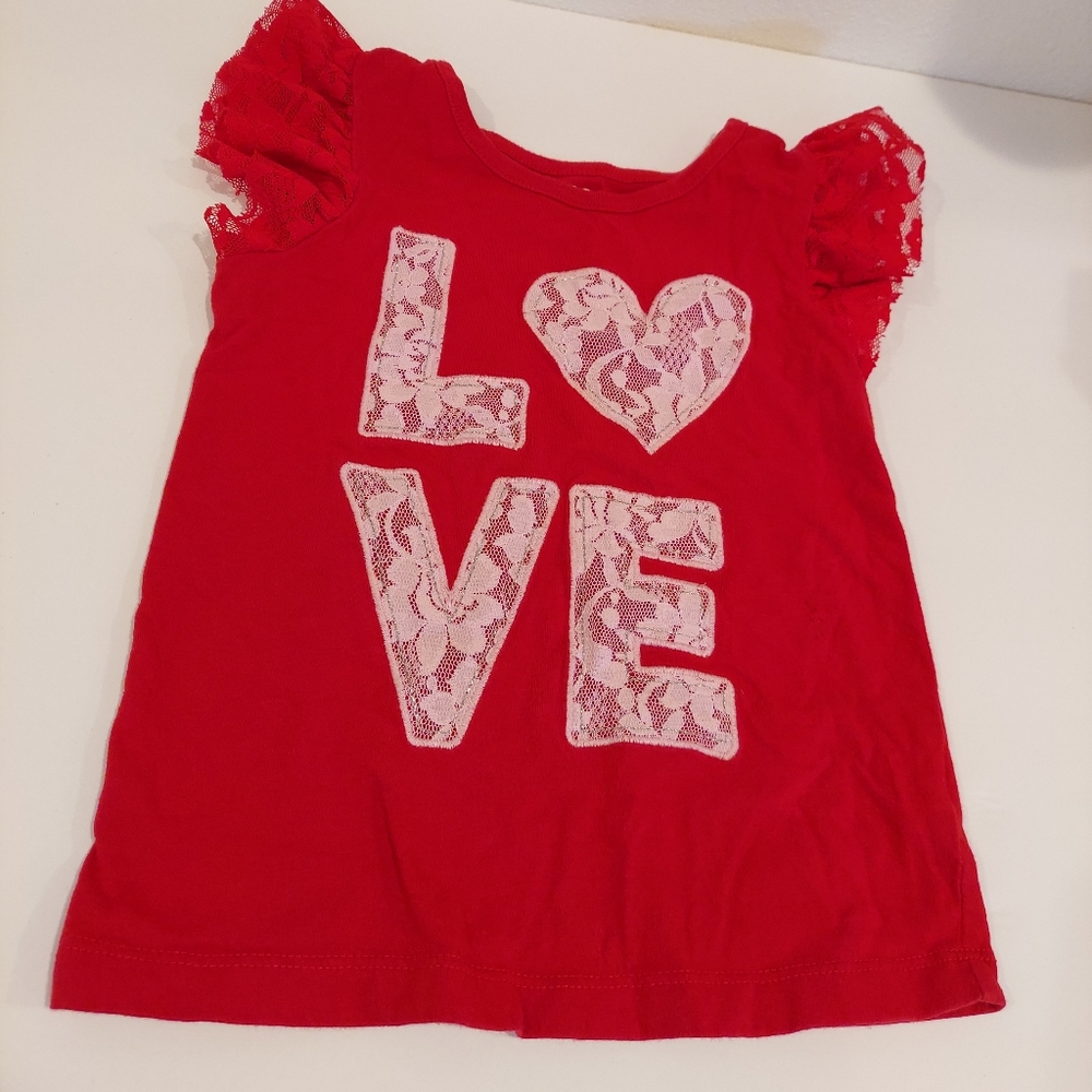 T-shirt with Lace Sleeves